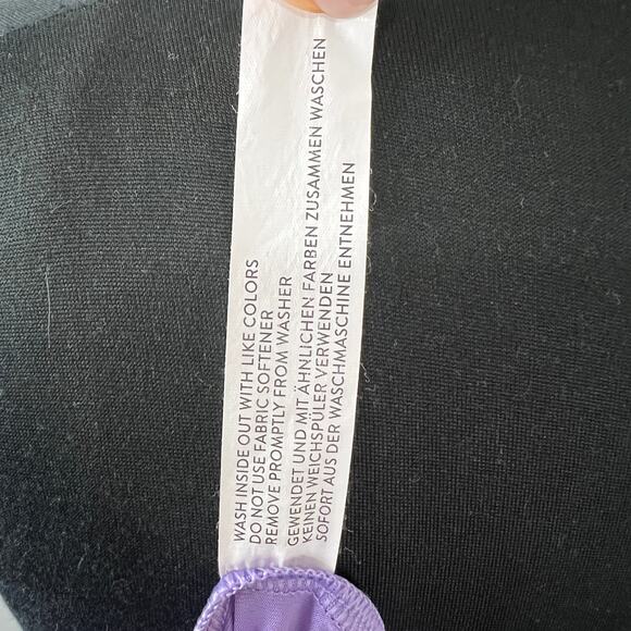 PELOTON Purple Tank Top Racerback Crew Neck Performance Pullover Size M Medium - Picture 8 of 8